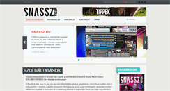 Desktop Screenshot of media.snassz.hu