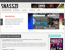 Tablet Screenshot of media.snassz.hu